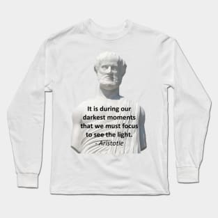 Aristotle - Darkest Moments Long Sleeve T-Shirt